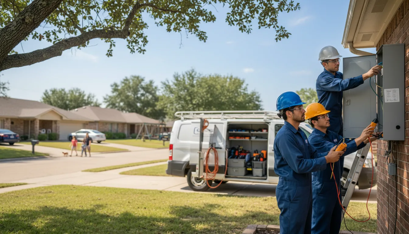 Certified electrician providing emergency electrical services in Verona, WI